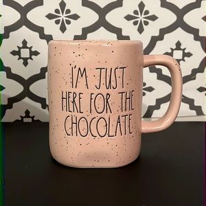 Rae Dunn IM JUST HERE FOR THE CHOCOLATE Mug